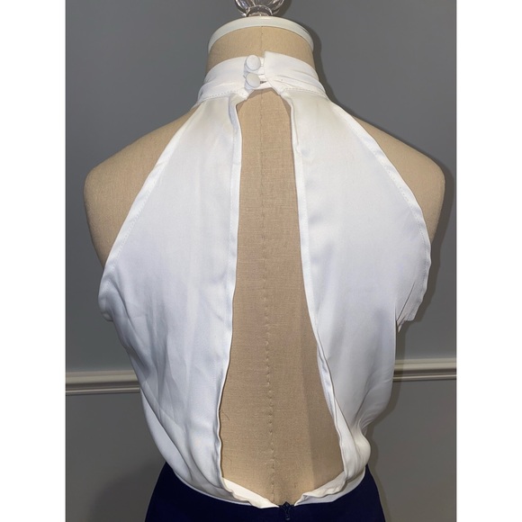 Vesper High Neck Contrast Bodycon Dress - Picture 6 of 12